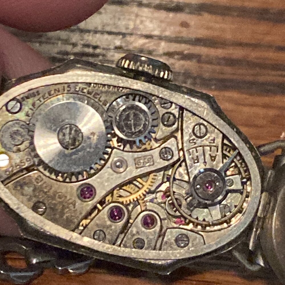 **READ ALL INFO. ** Rare 100 Year Old "Bulova" 14K gold filled watch ! - Picture 5 of 9